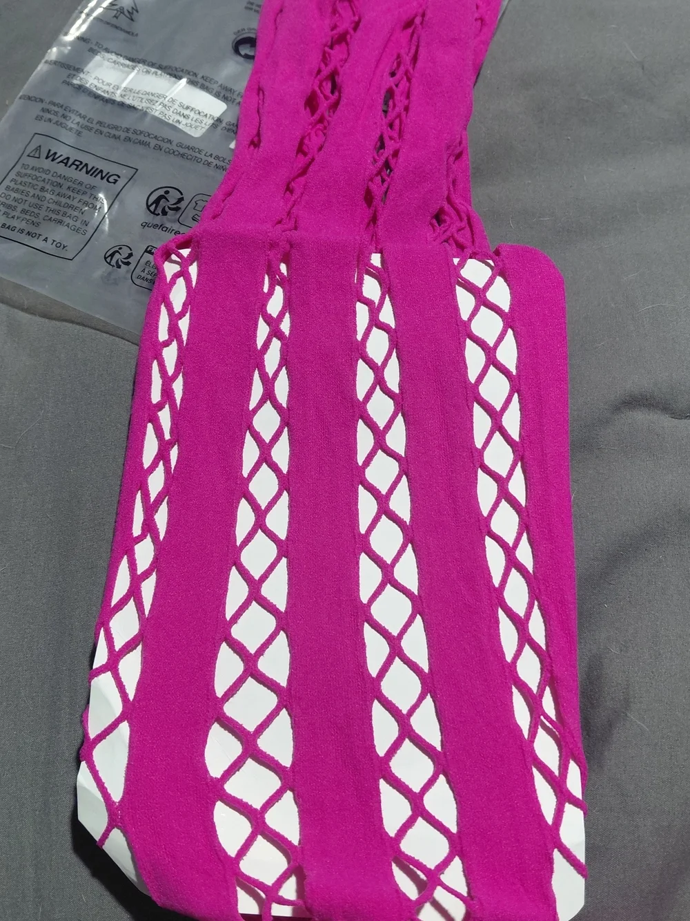 Hot Pink Fishnet Super Stretch Beach Cover